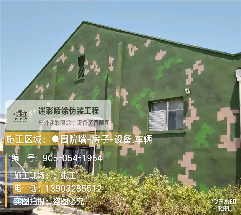 中卫外墙数码迷彩漆施工报价清单（100㎡标准墙面测算）